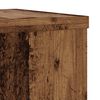 vidaXL Pflanzenst&auml;nder 2 Stk. Altholz-Optik 25x25x35 cm Holzwerkstoff