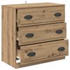vidaXL Sideboard Artisan-Eiche 70 x 35,5 x 67,5 cm Holzwerkstoff