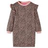 Kinder-Pulloverkleid Mittelrosa 104