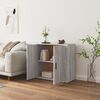 vidaXL Sideboard Grau Sonoma 80x33x70 cm Holzwerkstoff