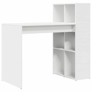 vidaXL Schreibtisch Wei&szlig; Holzwerkstoff 108 x 55 x 103.5 cm
