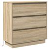 vidaXL Nachttisch Sonoma-Eiche 71 x 34,5 x 75 cm Holzwerkstoff