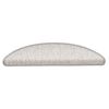 vidaXL Stufenmatten Selbstklebend Sisal-Optik 30Stk. 56x17x3cm Silbern