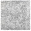 vidaXL Teppich Shaggy Hochflor NAVARRA Silbergrau 160x160 cm Polyester