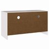 vidaXL TV-Schrank Drammen Wei&szlig; 99 x 43 x 55 cm Massivholz Kiefer