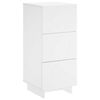 vidaXL Sideboard Wei&szlig; 33.5 x 34.5 x 75 cm Holzwerkstoff