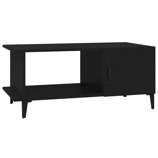 vidaXL Couchtisch Schwarz 90x50x40 cm Holzwerkstoff