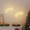vidaXL Weihnachtsbeleuchtung Sternschnuppen-Silhouette 2 Stk. 50 LEDs