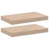 vidaXL Schweberegale 2 Stk. 40x23,5x4 cm Holzwerkstoff