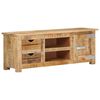 vidaXL TV-Schrank 110x30x40 cm Raues Mangoholz