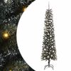 vidaXL K&uuml;nstlicher Weihnachtsbaum mit 300 LEDs mit St&auml;nder Gr&uuml;n 210 cm