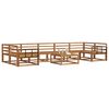 vidaXL Outdoor-Sofagarnitur 8 pcs Natur Massivholz Akazie