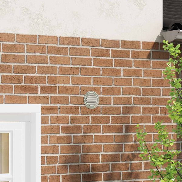 vidaXL L&uuml;ftungsgitter 4 pcs Silber 80 mm Edelstahl