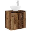 vidaXL Wandmontierte Waschtisch Altholz 49,5 x 41 x 64,5 cm