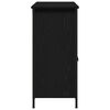 vidaXL Sideboard Schwarz Eichen-Optik 100 x 35 x 75 cm