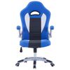 vidaXL Gaming-Stuhl Blau Kunstleder