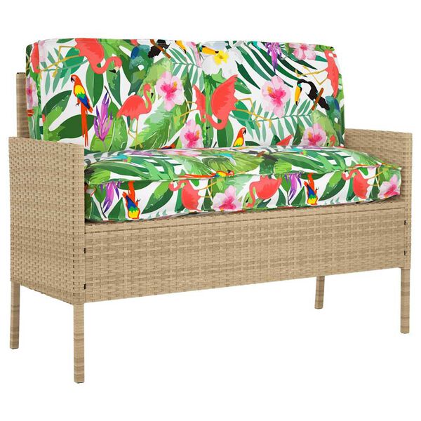 vidaXL Kissenset Floral 3 pcs Mehrfarbig Oxford-Stoff