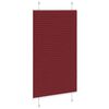vidaXL Plissee Bordeauxrot 70x100 cm Stoffbreite 69,4 cm Polyester