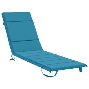 vidaXL Sonnenliege Kissen GEMERT 100 % Polyester Himmelblau