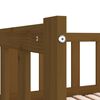 vidaXL Tagesbett Ausziehbar Honigbraun Kiefer Massivholz 2x(90x200) cm