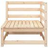 vidaXL Gartensofa 2-Sitzer Massivholz Kiefer