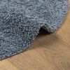 vidaXL Teppich Shaggy Hochflor Modern Blau &Oslash; 240 cm