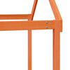 vidaXL Hochbett mit Dach Wachsbraun 90x190 cm Massivholz Kiefer