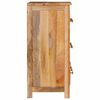 vidaXL Sideboard Braun 55 x 35 x 75 cm massives Mangoholz