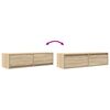 vidaXL TV-Schränk Sonoma Eiche 100 x 31 x 25,5 cm Holzwerkstoff