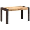 vidaXL Esstisch 140x70x76 cm Raues Mango-Massivholz