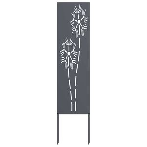 vidaXL Garten Sichtschutz-Leinwand Anthrazit 32 x 140 cm