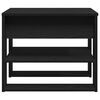 vidaXL Couchtisch Schwarz Eichen-Optik 55,5 x 55 x 45 cm Holzwerkstoff