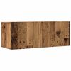 vidaXL 5-teiliges TV-Schrank-Set Wandmontage aus altem Holz
