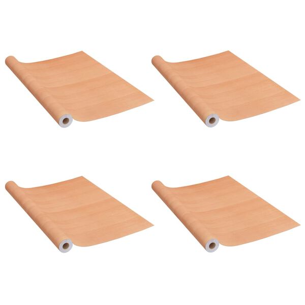 vidaXL Möbelfolien Selbstklebend 2 Stk. Japanische Eiche 500x90 cm PVC
