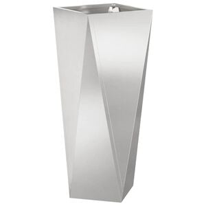 vidaXL Pflanzk&uuml;bel Silber 30 x 30 x 75 cm Edelstahl