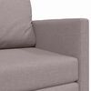 vidaXL Schlafsofa 110cm Taupe Stoff