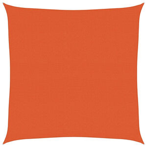 vidaXL Sonnensegel 160 g/m&sup2; Quadratisch Orange 4x4 m HDPE