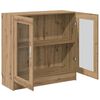vidaXL B&uuml;cherschrank Artisan-Eiche 82,5x30,5x80 cm Holzwerkstoff