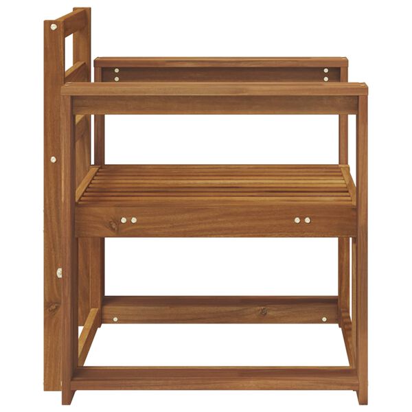 vidaXL Outdoor-Sofagarnitur Massivholz Akazie Natur