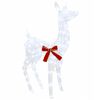 vidaXL 3D Weihnachtsrentier LOVIISA 110 LEDs Kaltwei&szlig; 70 x 26 x 100 cm