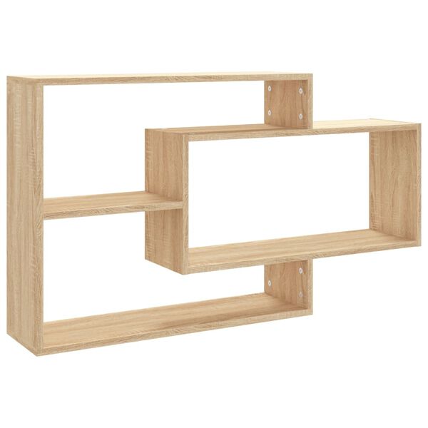 vidaXL Wandregale Sonoma-Eiche 104x20x58,5 cm Holzwerkstoff