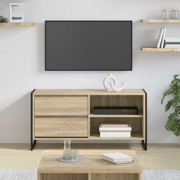 vidaXL TV-Schr&auml;nk Sonoma 100 x 36 x 49,5 cm Holzwerkstoff