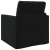 vidaXL Schlafsofa 60cm Schwarz Stoff