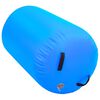 vidaXL Aufblasbare Gymnastik-Rolle mit Pumpe 100x60 cm PVC Blau