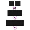 vidaXL TV-Schrankset 7 pcs Schwarz Eichen-Optik 100 x 30 x 30 cm