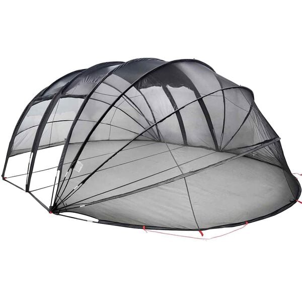 vidaXL Poolzelt Kuppel Transparent 538 x 440 x 204 cm