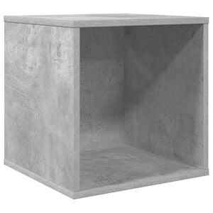 vidaXL Vinyl Album Box Betongrau 37 x 36,5 x 38 cm Holzwerkstoff