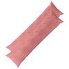 vidaXL Kissen mit Kissen HEERLEN 2 Stk. Rosa Samt