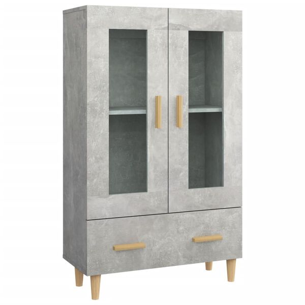 vidaXL Highboard Betongrau 70x31x115 cm Holzwerkstoff