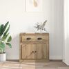 vidaXL Highboard Artisan-Eiche 70 x 35,5 x 67,5 cm Holzwerkstoff